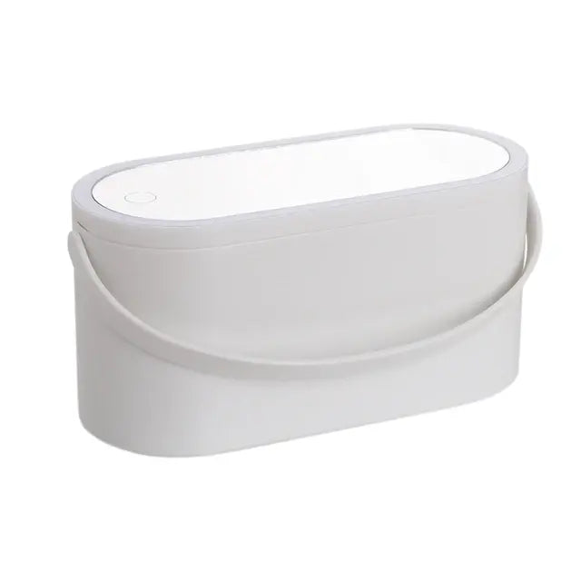 GlowMate Portable LED-Lit Makeup Organizer & Travel Case