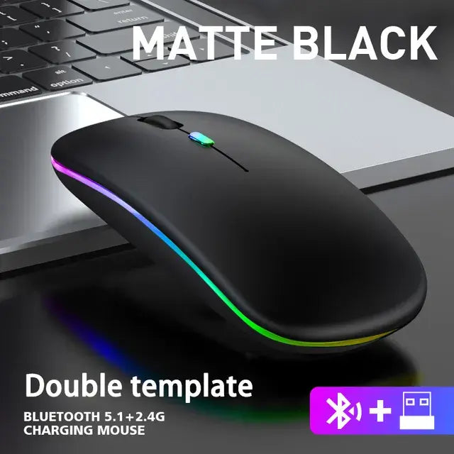 Stealth Glow Bluetooth Ergonomic RGB Mouse