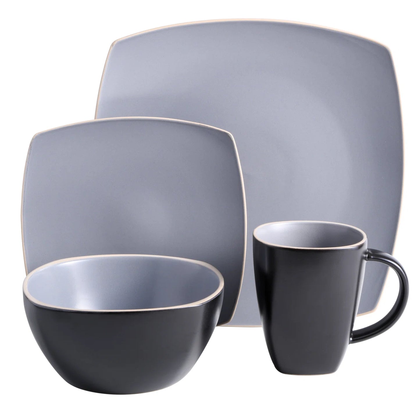 The Glaze 16 Piece Dinnerware Set