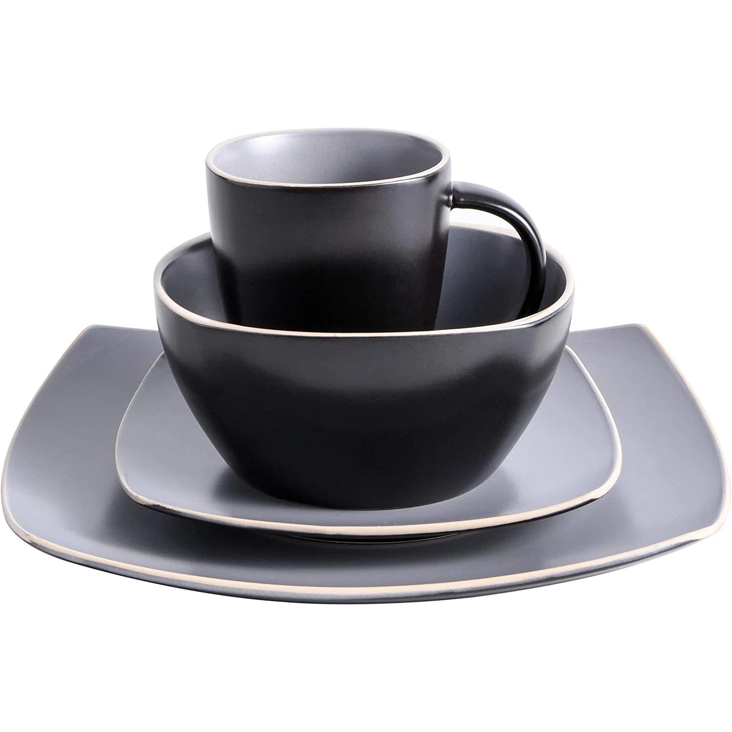 The Glaze 16 Piece Dinnerware Set