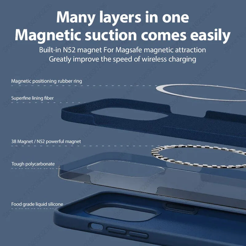 Magnetic iPhone Silicon Case