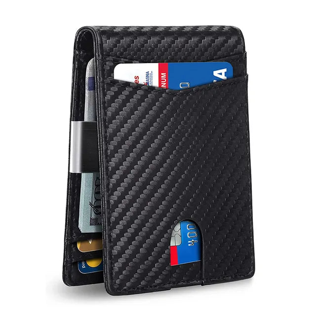 LuxGuard Ultra Slim RFID Leather Wallet