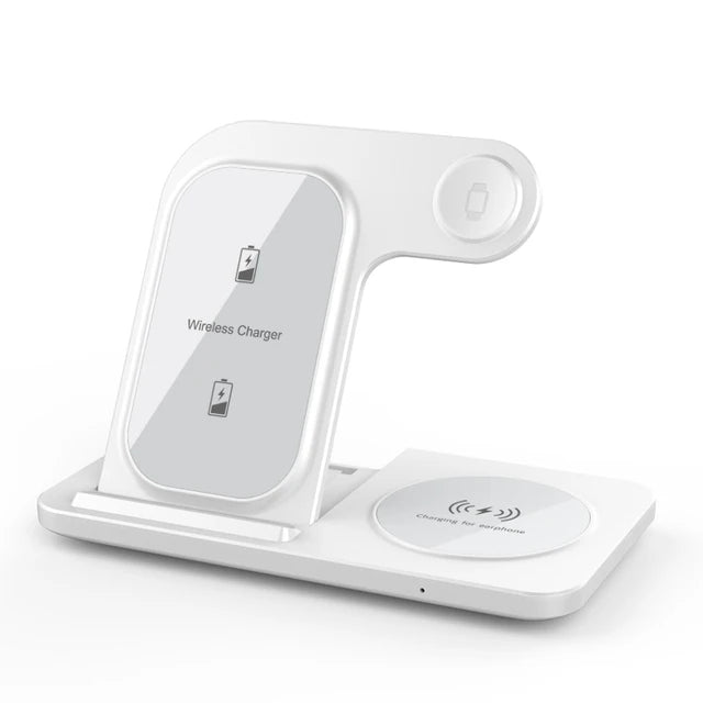 3in1 Wireless Fast Charger Station