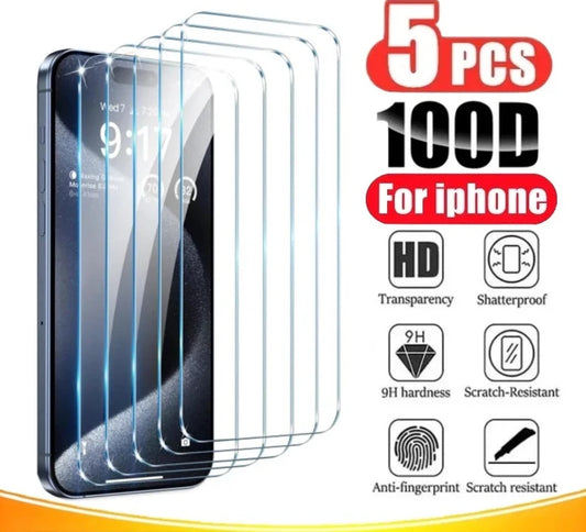 5 Pack iPhone Screen Protector