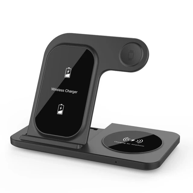 3in1 Wireless Fast Charger Station