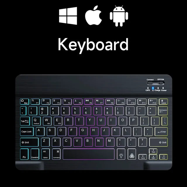 Mini Backlit Bluetooth Keyboard Wireless & Mouse