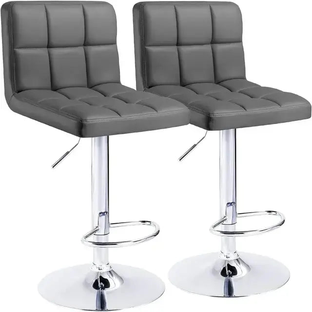 Set of 2 Hyrdaulic Modern Island Bar Stools