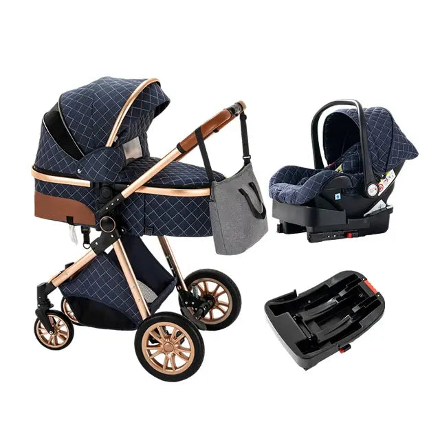 Luxurious 3 In 1 Baby Stroller