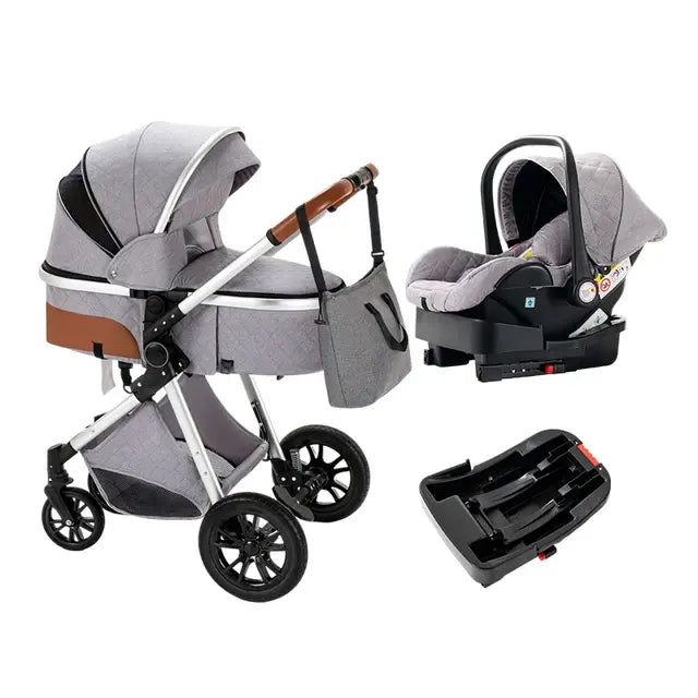 Luxurious 3 In 1 Baby Stroller