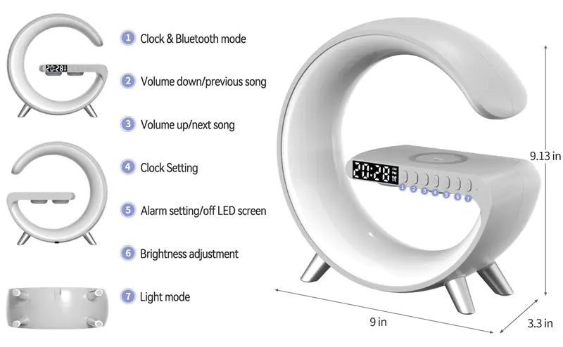 SoundWave ChargeBeam Lamp