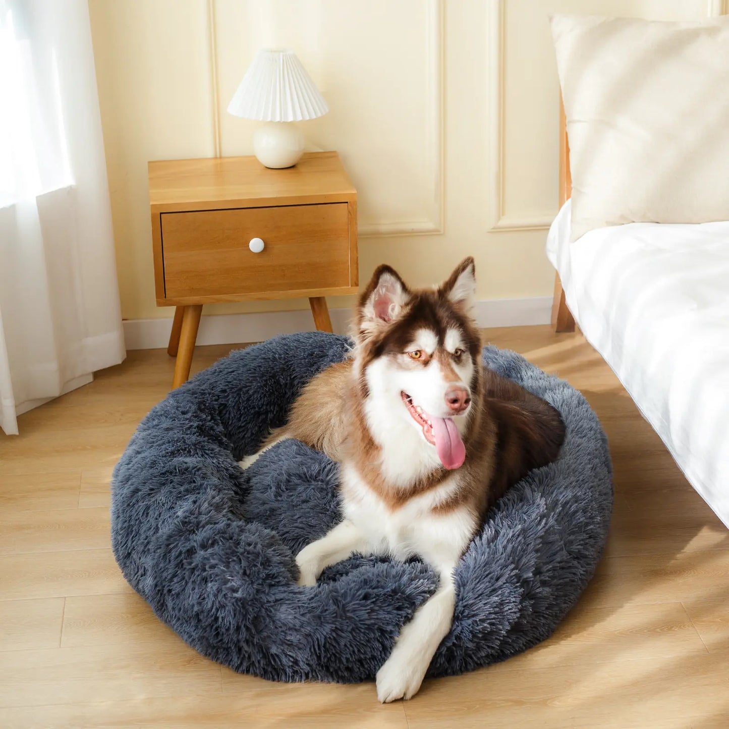 Pet Plush Calming Bed