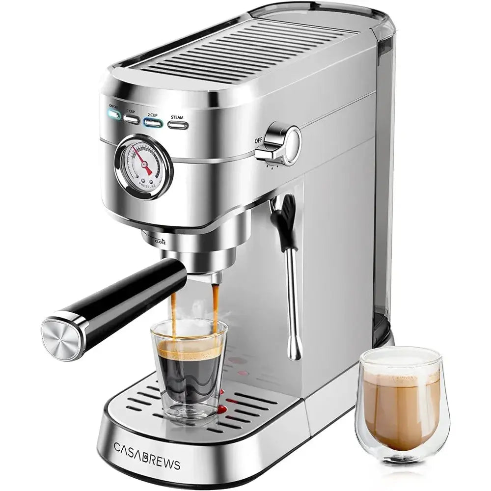 Professional Espresso Maker with Milk Frother