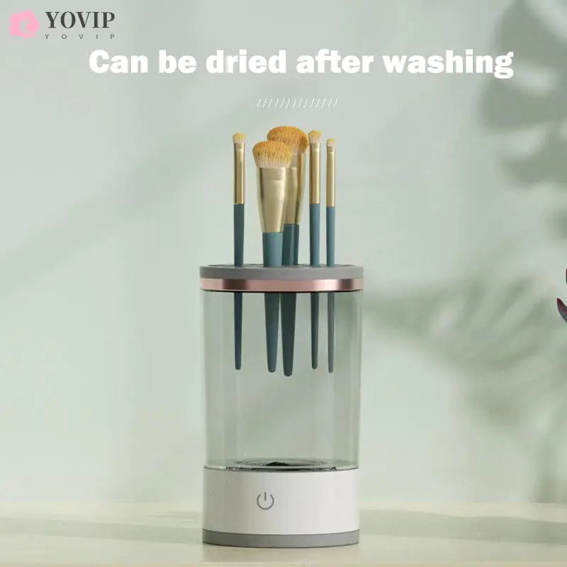 Automatic Makeup Brush Cleaner