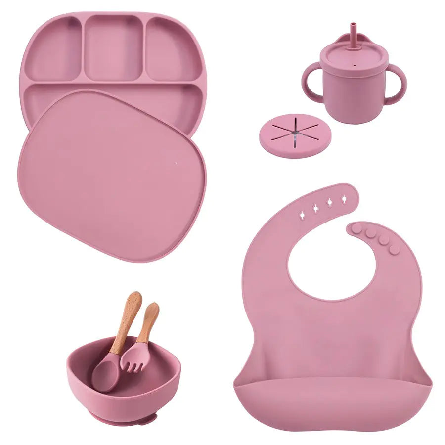 Silicone Children Tableware Set