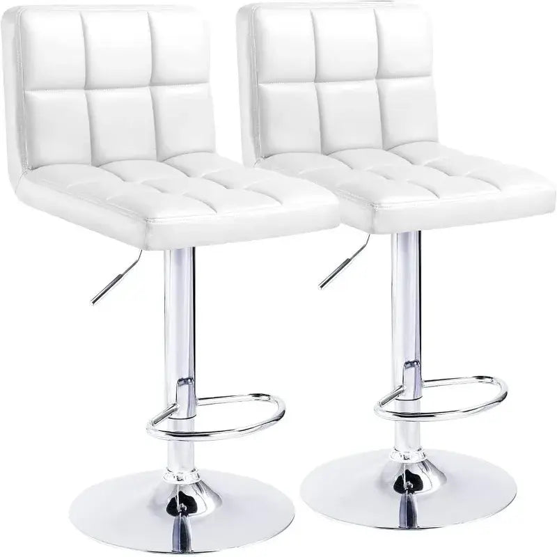 Set of 2 Hyrdaulic Modern Island Bar Stools