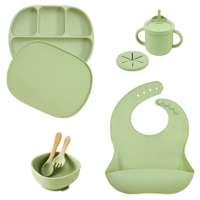 Silicone Children Tableware Set