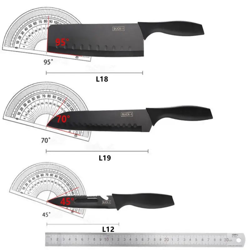 3 Piece Kitchen Knife Set