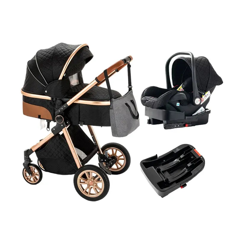 Luxurious 3 In 1 Baby Stroller