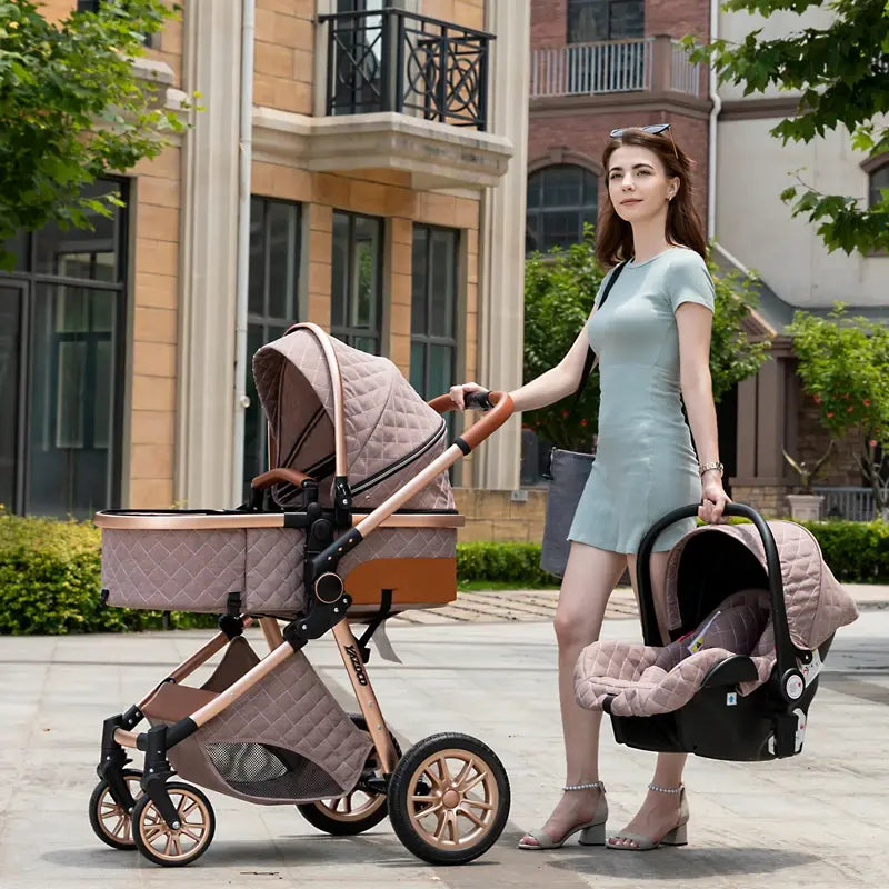 Luxurious 3 In 1 Baby Stroller