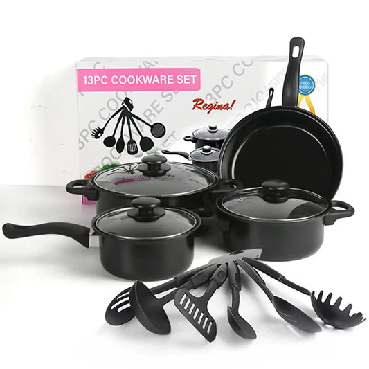 13-Piece Pan & Utensil Set